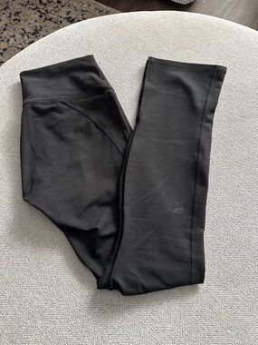 Fabletics Black Leggings Split Hem - size M
